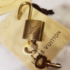 Louis Vuitton lock and key
